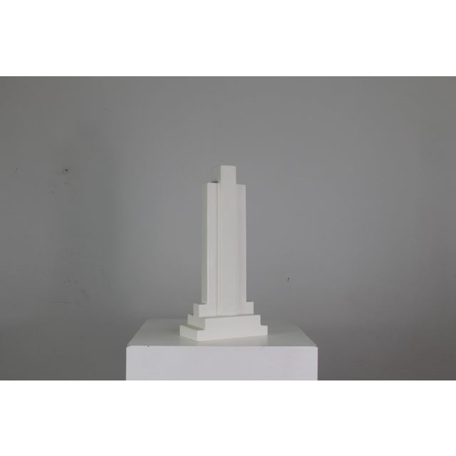Mid-Century Modern Vintage Y15 Vase in White Enameled Ceramic by Ettore Sottsass for Poltronova, 1970 For Sale - Image 3 of 6