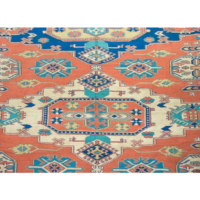 Vintage Persian Soumak Rug For Sale - Image 14 of 15