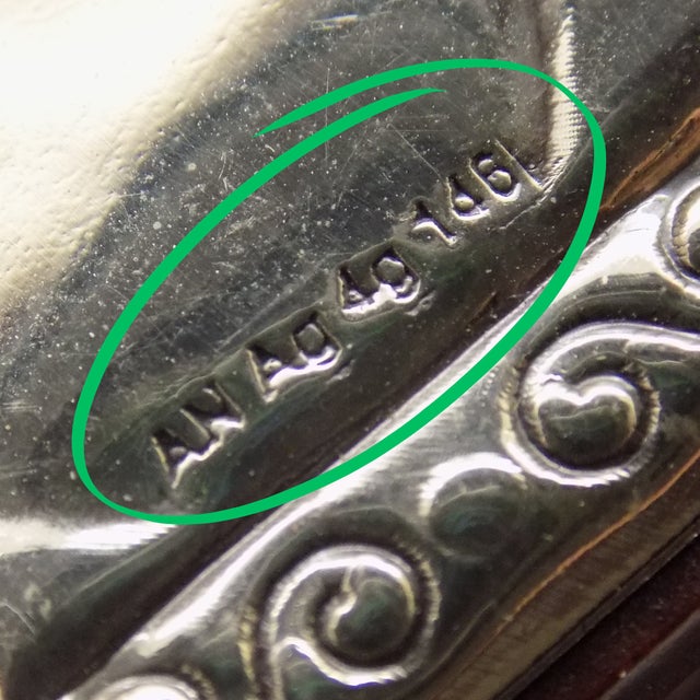 5 X Vintage Italian Handmade Silver Plate and Silver Sheet With Wood (Lamina) Sacred Bedside Icons For Sale - Image 12 of 17