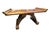Early 20th Century Primitive Gothic Revival Flanged Top Wood Bench For Sale - Image 4 of 13