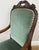 Green Antique French Style Armchair in Walnut For Sale - Image 8 of 16