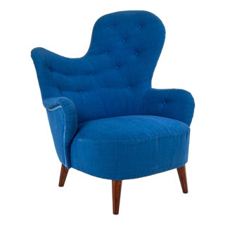 Lounge Chair from S.M. Wincrantz, Sweden, 1940s For Sale
