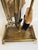 Metal Mid-Century Brass Duck Head Fireplace Tool Set For Sale - Image 7 of 12