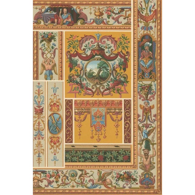 Gold Neoclassical and Chinoiserie Motifs, Paper For Sale - Image 8 of 10