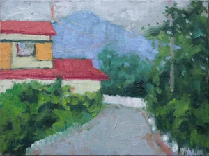 Mt. Fuji Landscape (Original Oil Painting)
