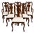 Late 20th Century American Drew Georgian Cherry Dining Chairs - Set of 6 For Sale