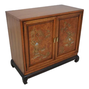Henry Link Chinoiserie Modernist 2 Door Server Cabinet