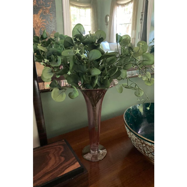 1960s Pale Amethyst Glass Vase For Sale In Columbia, SC - Image 6 of 6