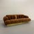 Textile Vintage MCM Brass Plinth Sofa For Sale - Image 7 of 8