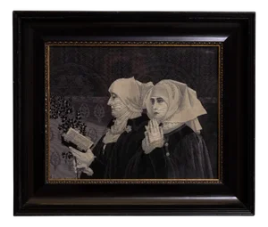 After Elisabeth Sonrel, Les Rameaux, Stevengraph