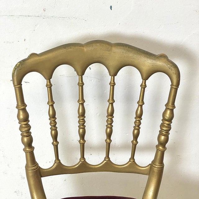 Textile Napoleon III Charivari Chairs, Set of 2 For Sale - Image 7 of 9