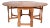 72" Diameter William & Mary Style Pine Dining Room Table For Sale