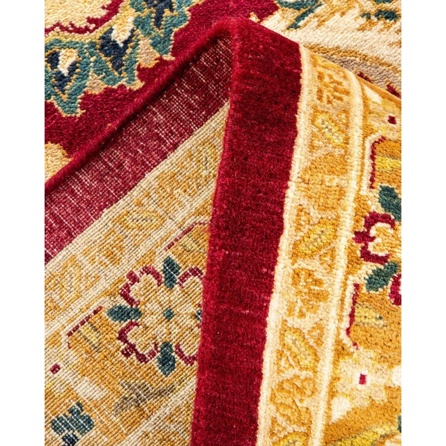 Mogul, One-of-a-Kind Hand-Knotted Area Rug in Red, 8' 2" x 10' 3" For Sale In New York - Image 6 of 13