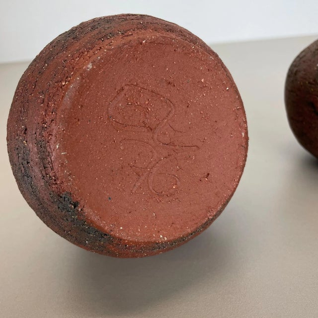Studio Pottery Sculptural Objects by Gerhard Liebenthron, Germany, 1970s, Set of 2 For Sale - Image 17 of 18