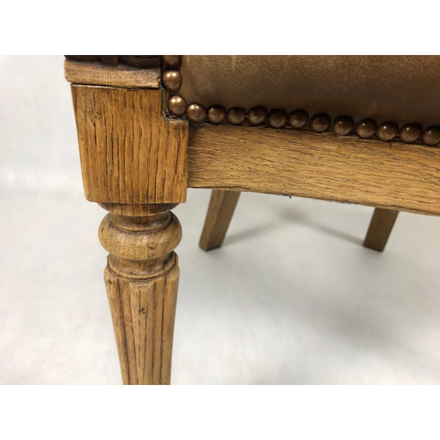 Louis Philippe Office Chair in Oak, 1800s For Sale - Image 4 of 16