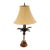 Vintage Chelsea House Palm Tree Monkey Tortoiseshell Table Lamp For Sale