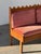 Beige Pink Wooden Bench, 1950s For Sale - Image 8 of 11