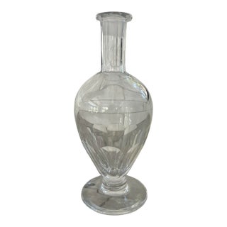 1970s Crystal Decanter Baccarat No Stopper For Sale