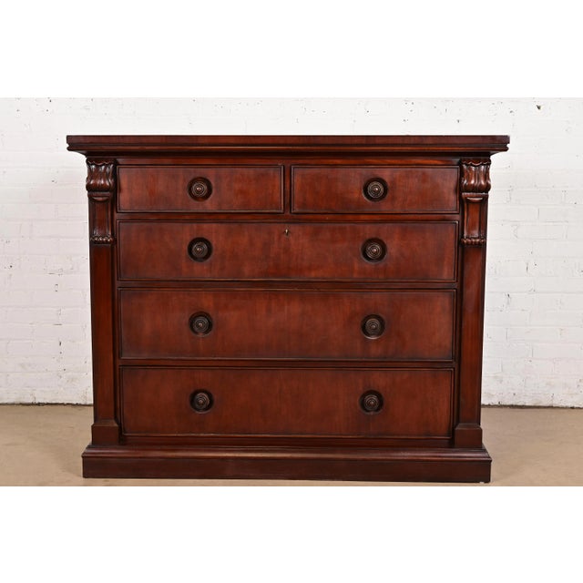 Ralph Lauren Empire Mahogany Chest of Drawers For Sale - Image 16 of 16