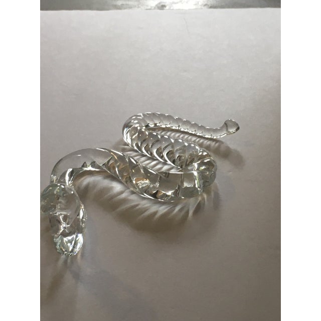 1970s 1970s Hand Blown Glass Snake For Sale - Image 5 of 11