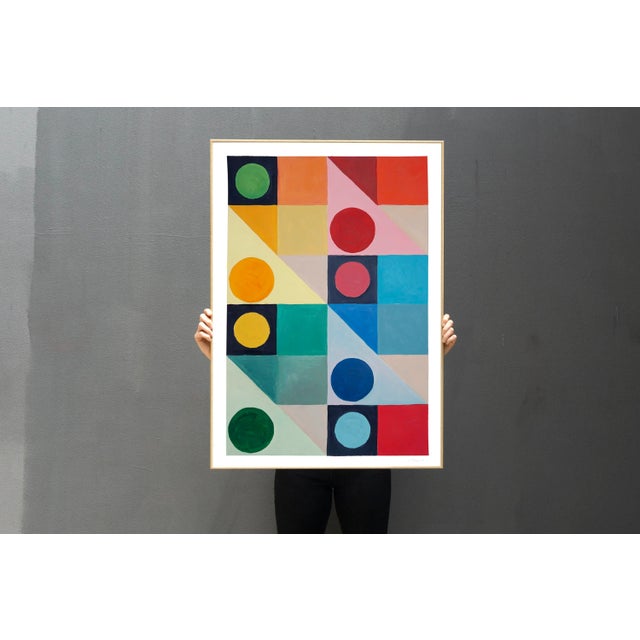 These series of paintings by Natalia Roman gather their inspiration from geometric, minimalist shapes and paintings from...