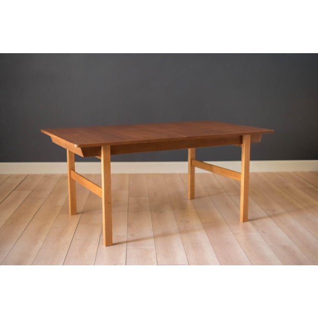 1950s P. Lauritsen & Søn Danish Teak Extension Dining Table by Borge Mogensen For Sale - Image 5 of 18