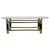 Glass coffee table with tusk-shaped legs – Tommaso Barbi - Lounge table from the 1980s. This Tommaso Barbi-inspired tusk-...