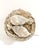 Vintage Concrete Bird Nest Garden Sculpture, Cast Stone Sparrow Planter or Birdbath Accent For Sale - Image 9 of 11