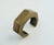 Yves Saint Laurent Vintage 1970s Brutalist Brass Cuff Bracelet For Sale - Image 4 of 8