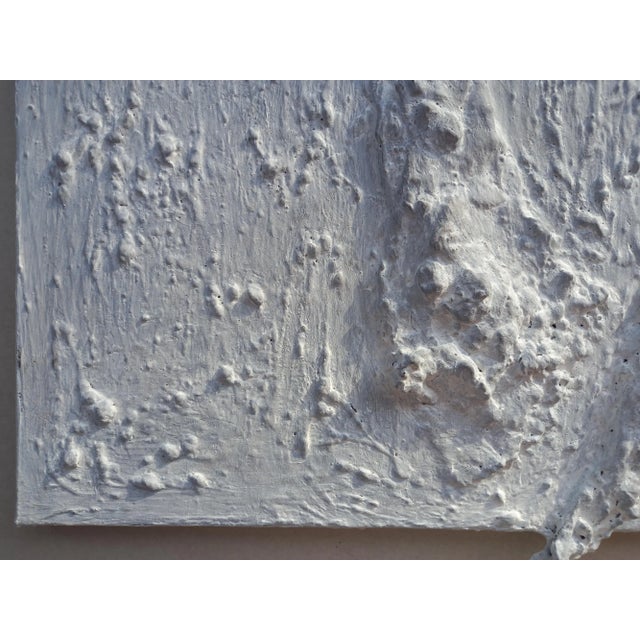 Textile #Natural Color Palette Abstract Relief Brutalist Oil Painting #1 by Diane Grant For Sale - Image 7 of 12