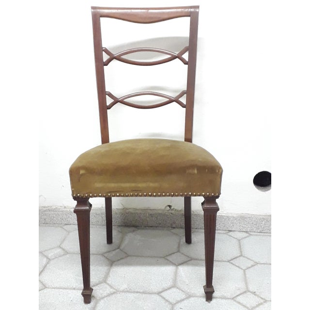 Side Chairs in Walnut, 1960s, Set of 6 For Sale - Image 4 of 9