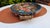 Wooden bowl/plate, rustic style, painted, 1950s–1960s, dimensions: height 5 cm, width 28 cm, diameter 23 cm.