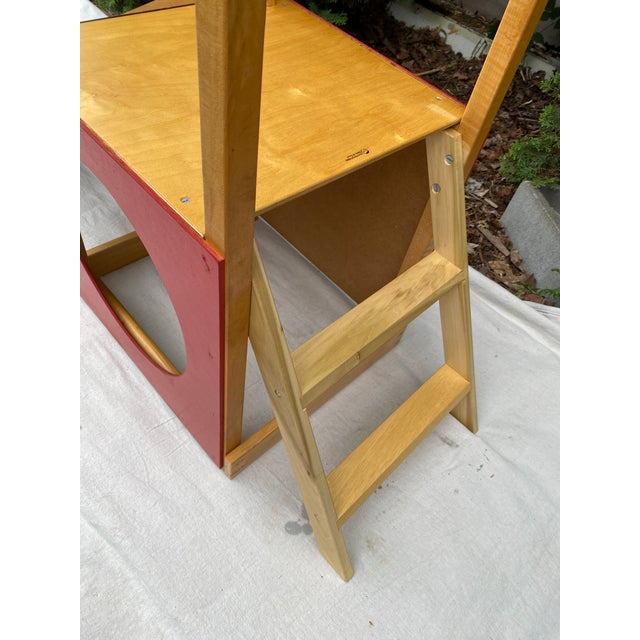 Wood Gloria Caranica for Creative Playthings Modernist Children’s Indoor Fort and Slide, Usa, 1960s–70s For Sale - Image 7 of 11