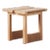 Textura Woven Side Table in Natural For Sale