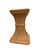 Mid-Century Modern Weiman Attributed Glass & White Oak Pedestal Dining Table For Sale - Image 3 of 5