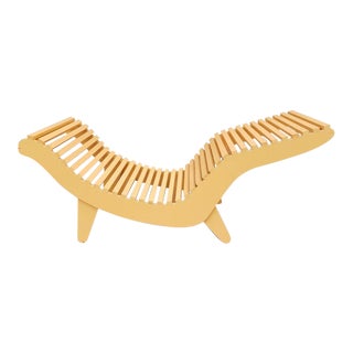 Klaus Grabe Bauhaus "C5" Outdoor Plywood Chaise For Sale