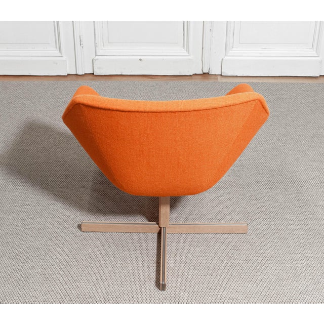 Mandarini Swivel Armchair attributed to Carl Gustaf Hiort and Nanna Ditzel, 1960s For Sale - Image 3 of 12