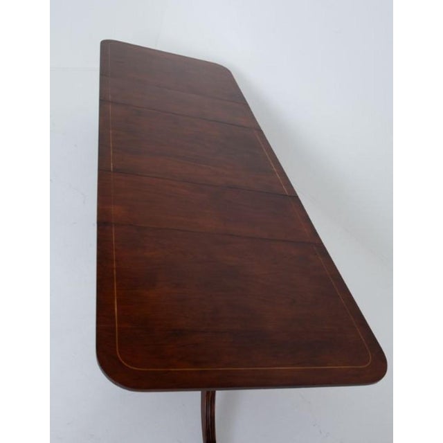Regency Revival Dining Table, 1880s For Sale - Image 9 of 10