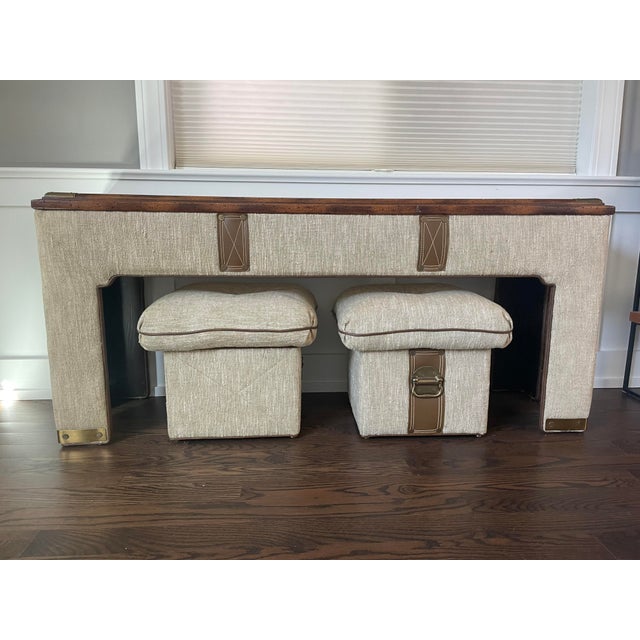 1960s Euster Furniture Tweed Custom Set With Schaffer & Zagaroli Marks