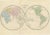 Antique Map of the World attributed to A. Vuillemin, 1854 For Sale