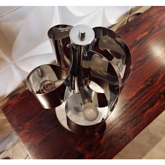 Reggiani Shaped Table Lamp by Goffredo Reggiani For Sale - Image 4 of 8