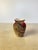 Vintage Marbled Porcelain Bud Vase in the Style of Nemadji or Ozark Pottery, Swirl Glaze Ceramic Vessel For Sale - Image 4 of 8