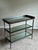 Late 20th Century Baker Jacques Garcia Tiered Mahogany Mirrored Beveled Glass Drybar Side Table For Sale In Charlotte - Image 6 of 12