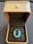 Bochic “Orient” Vintage Diamond, Blue Sapphire & Emerald Ring Set In 18K Gold & For Sale - Image 9 of 10