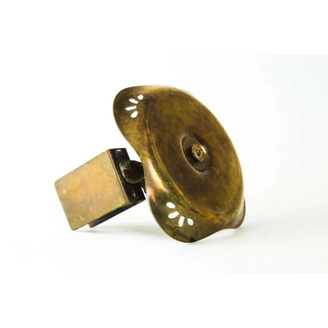 Austrian Art Deco Candleholder with Matchbox Holder for Wine Cellars, 1920s For Sale - Image 6 of 7