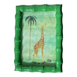 Mary Maguire Whimsical Giraffe Giclee Print, Framed For Sale