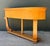 Camel Vintage Deco Burl Console Table For Sale - Image 8 of 18
