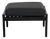 Black GE-290 Ottoman in Black Leather by Hans J. Wegner, 1980s For Sale