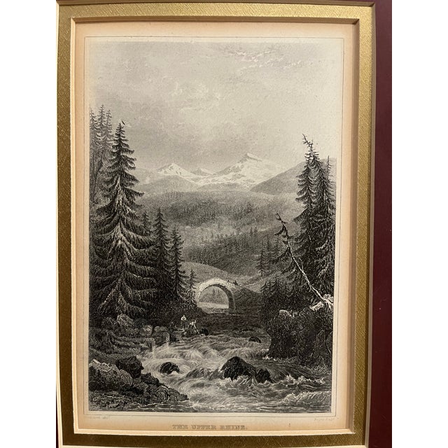 William Tombleson, Views of the Rhine Etching Prints- Set of 5 For Sale - Image 9 of 12