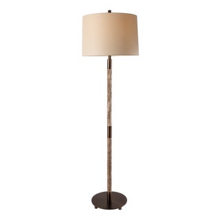 Tivoli Marble Gray/Bronze Floor Lamp For Sale